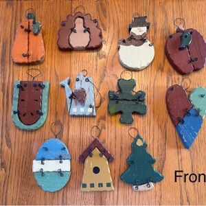 Holiday country wooden crafts